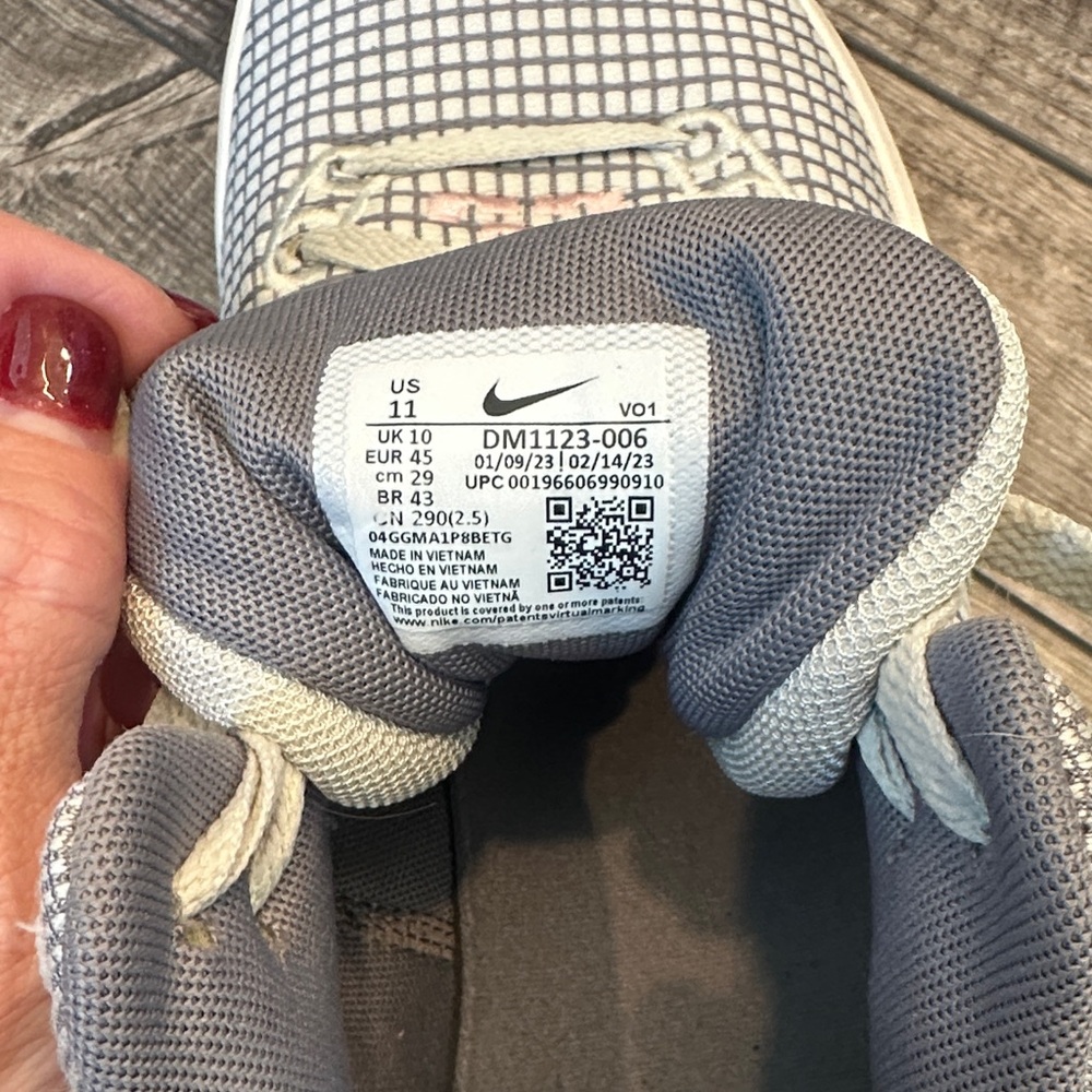 Men’s NIKE LeBron Witness VII Flat Pewter Mint Sneakers (Size 11) - Picture 9 of 13